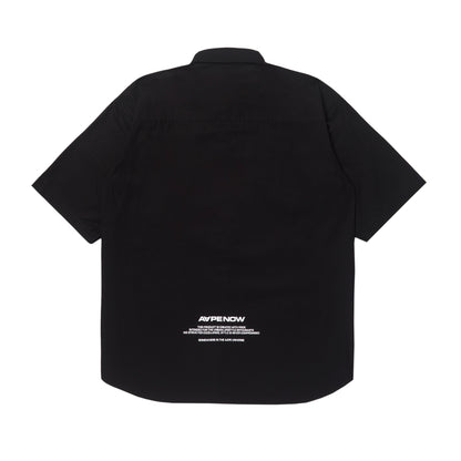 MOONFACE PATCH SHORT-SLEEVE SHIRT