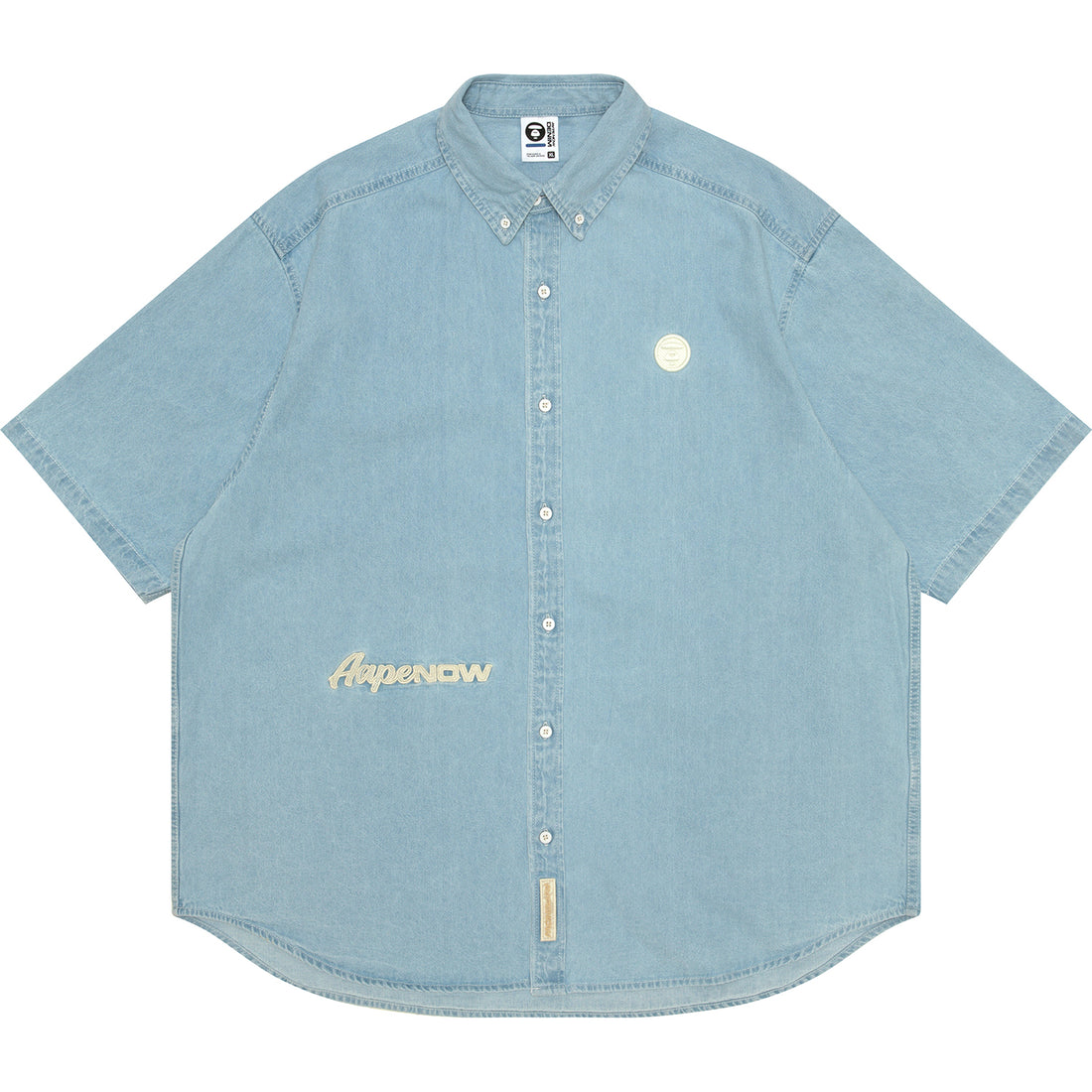 AAPSRM8515XXO/AAPENOW MOONFACE LOGO SHIRT