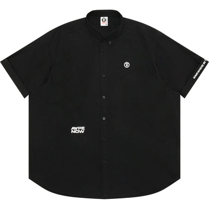 AAPENOW MOONFACE LOGO SHORT SLEEVE SHIRT