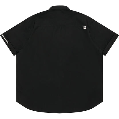 AAPENOW MOONFACE LOGO SHORT SLEEVE SHIRT