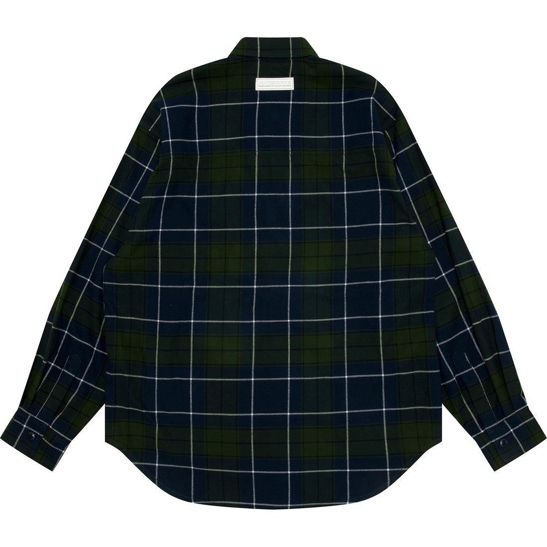 AAPENOW MOONFACE LOGO CHECK LONG SLEEVE SHIRT