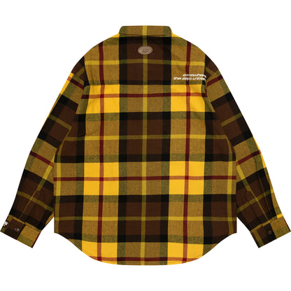 AAPE UNVS CHECK LONG SLEEVE SHIRT