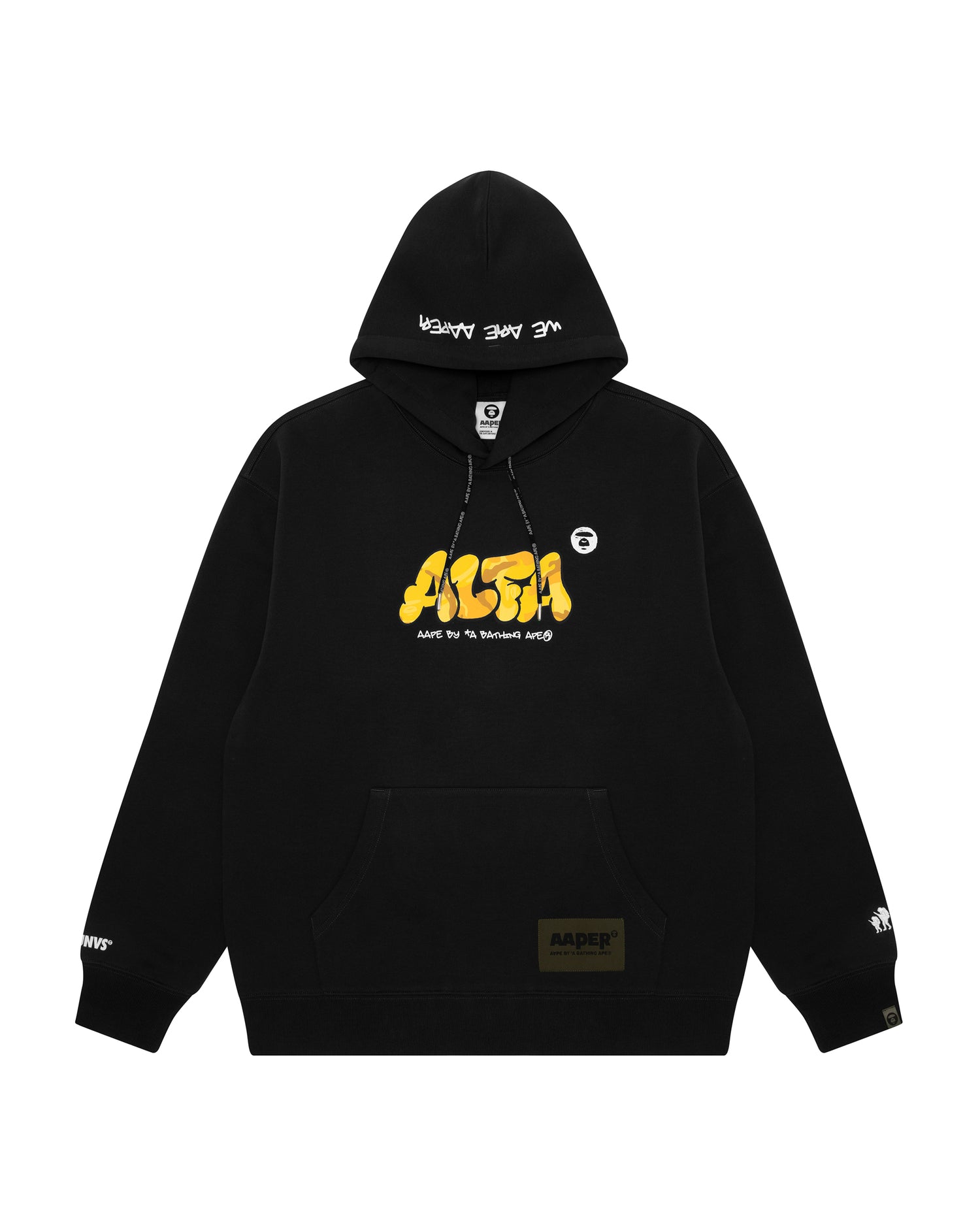 AAPE AAPER Alfa graphic fleece hoodie | Aape official website