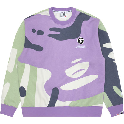 MOONFACE PATCH PRINTED SWEATSHIRT