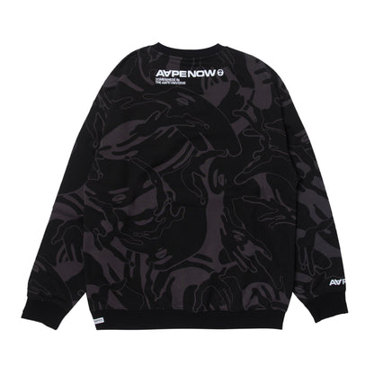 AAPE NOW CREW NECK SWEATER