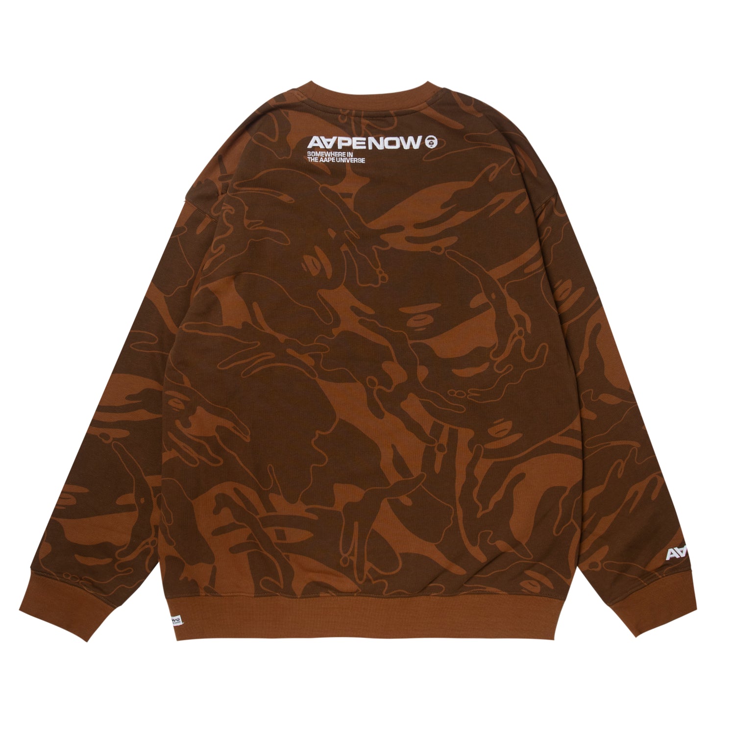 AAPE NOW CREW NECK SWEATER