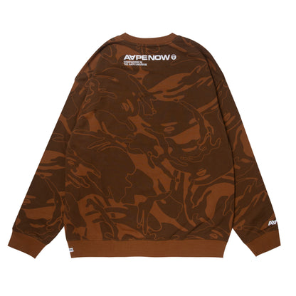 AAPE NOW CREW NECK SWEATER