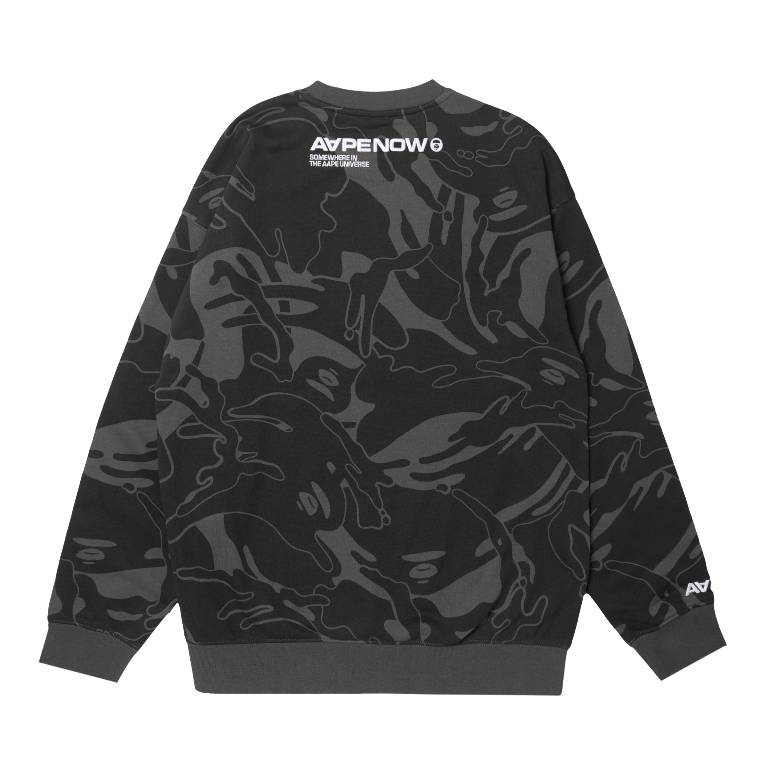 AAPE NOW CREW NECK SWEATER