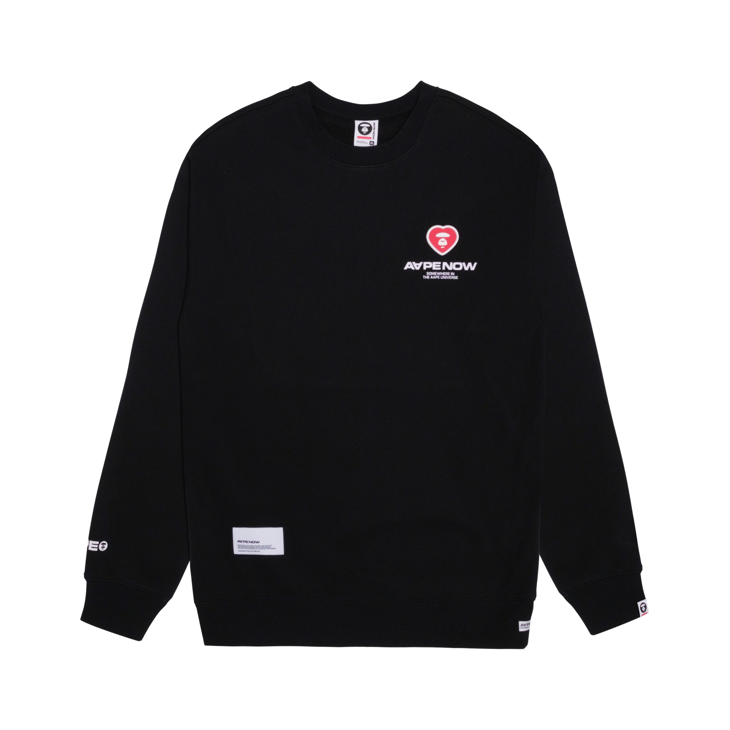 MOONFACE HEART PATCH SWEATSHIRT