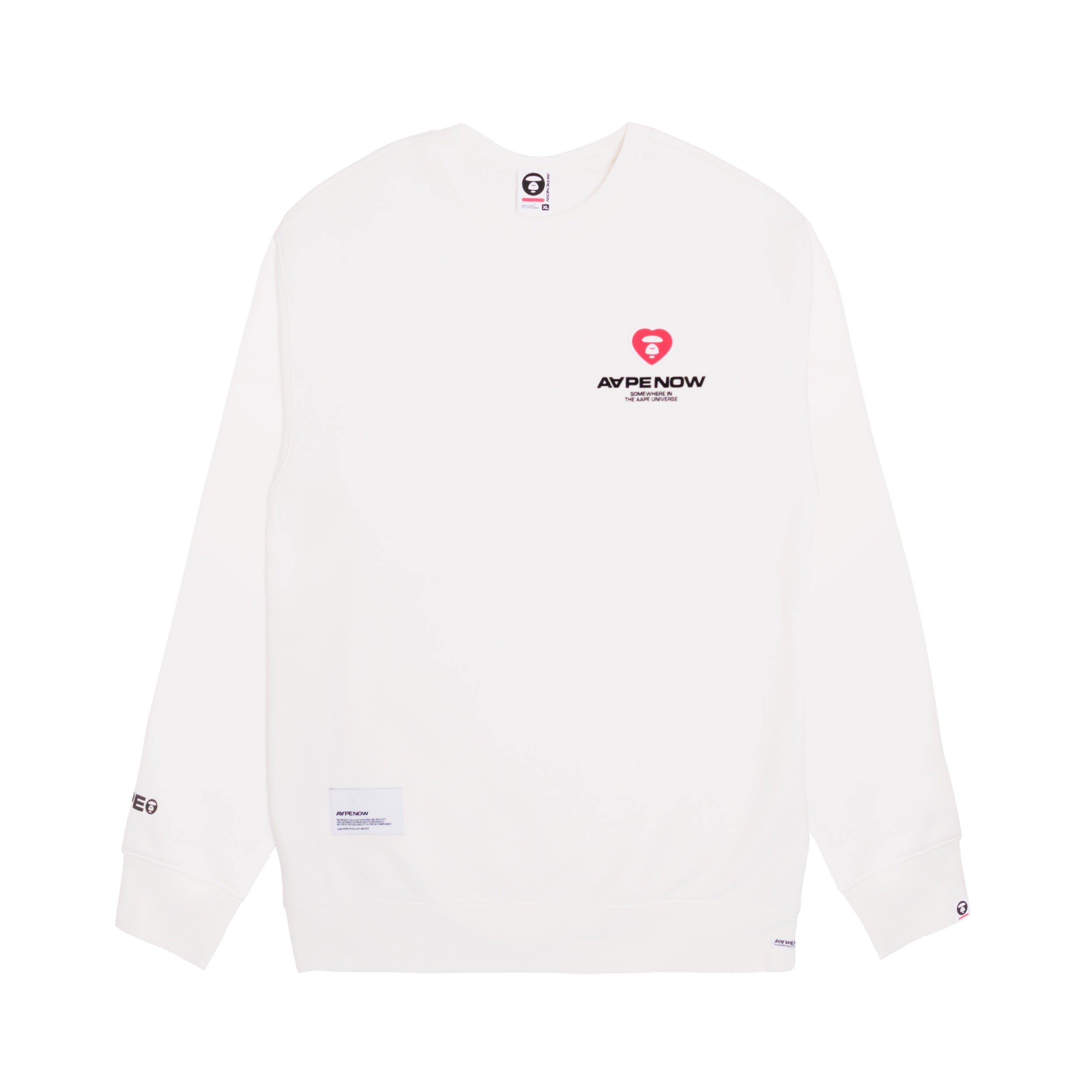 MOONFACE HEART PATCH SWEATSHIRT