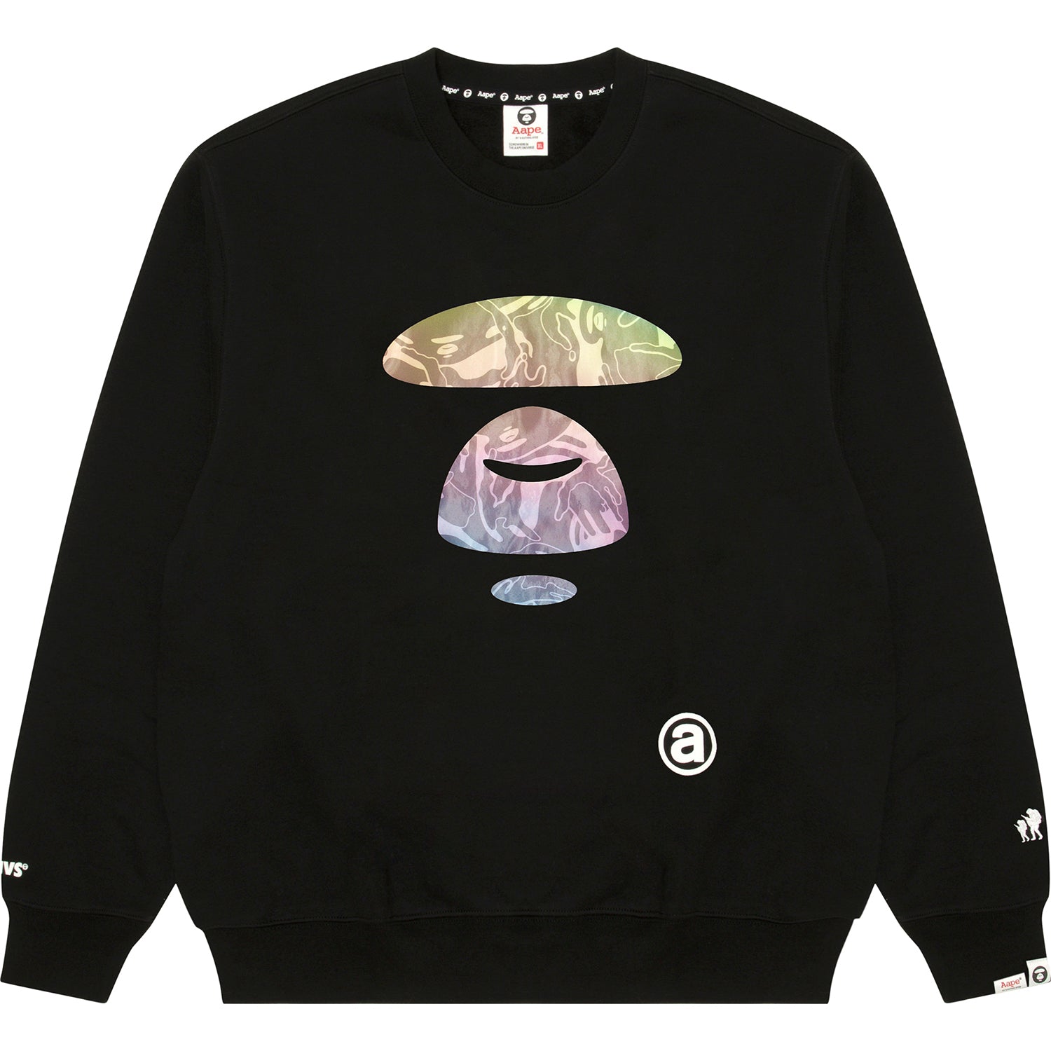 MOONFACE CAMO PRINTED SWEATSHIRT