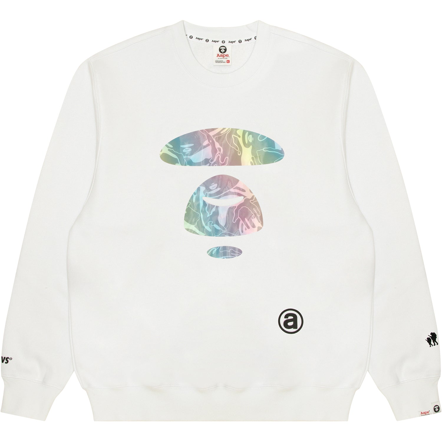 MOONFACE CAMO PRINTED SWEATSHIRT