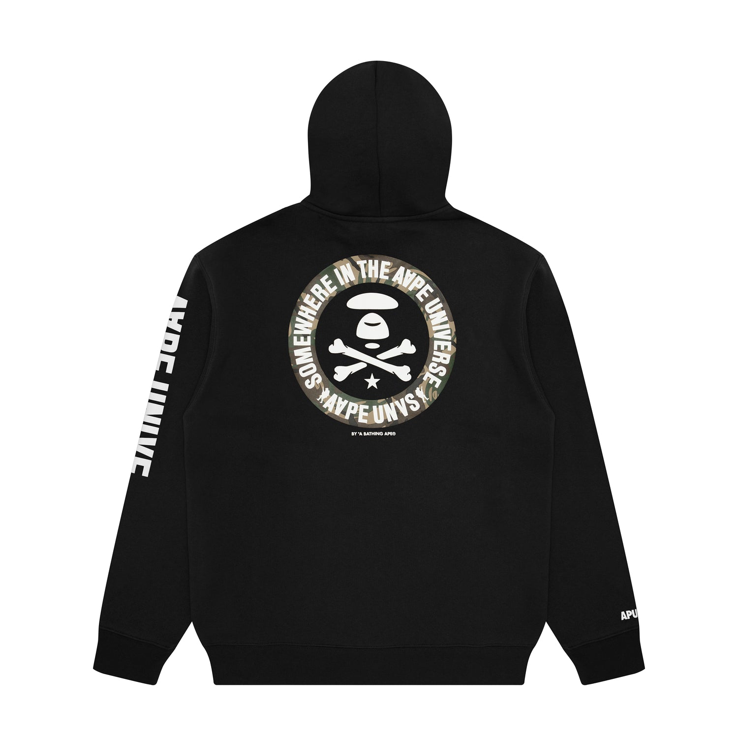 MOONFACE PRINTED ZIP-UP HOODIE