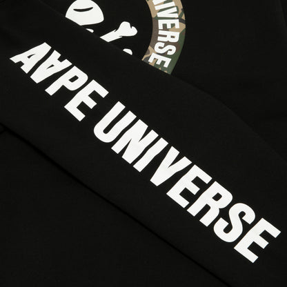 MOONFACE PRINTED ZIP-UP HOODIE