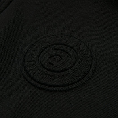 MOONFACE DEBOSSED ZIP-UP HOODIE MEN