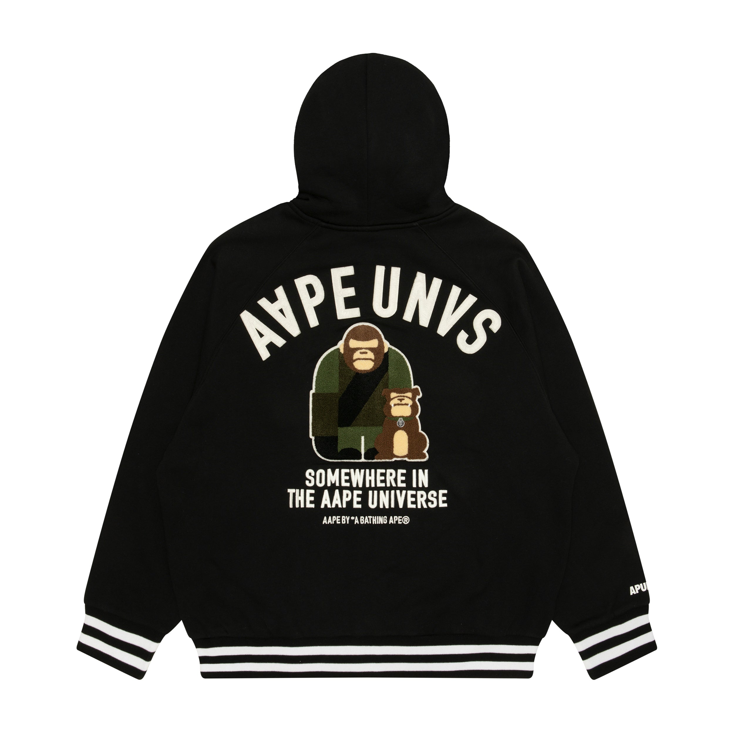 AAPE ZIP UP SWEATER