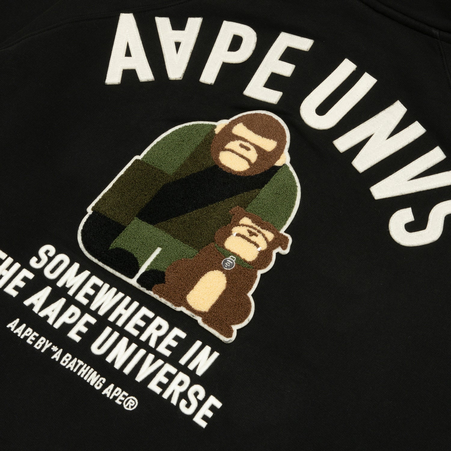 AAPE ZIP UP SWEATER