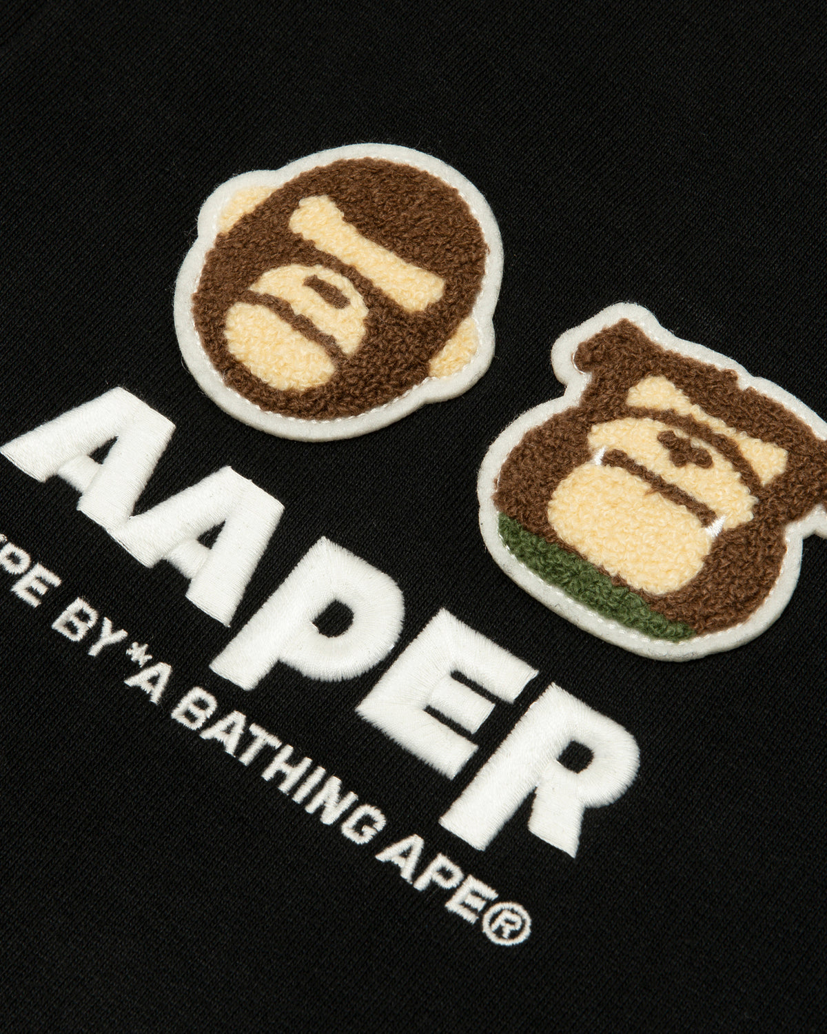 Aaper AAPE AAPER embroidered hooded baseball jacket | Aape official website ...