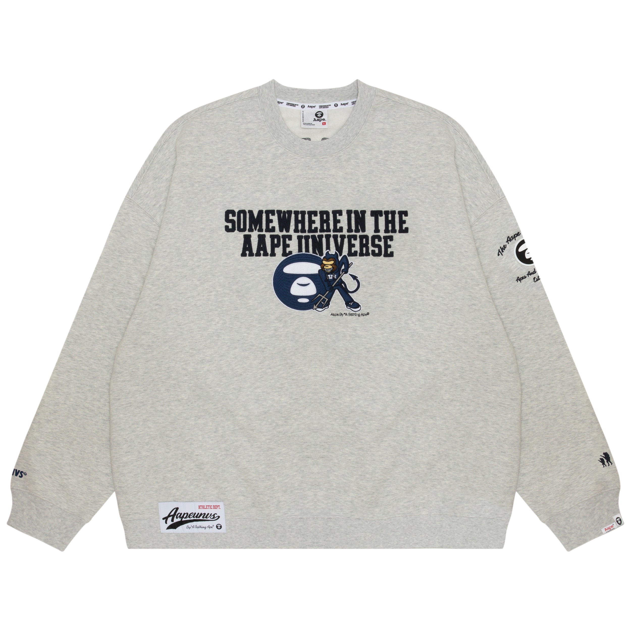 AAPE CREW NECK SWEATER