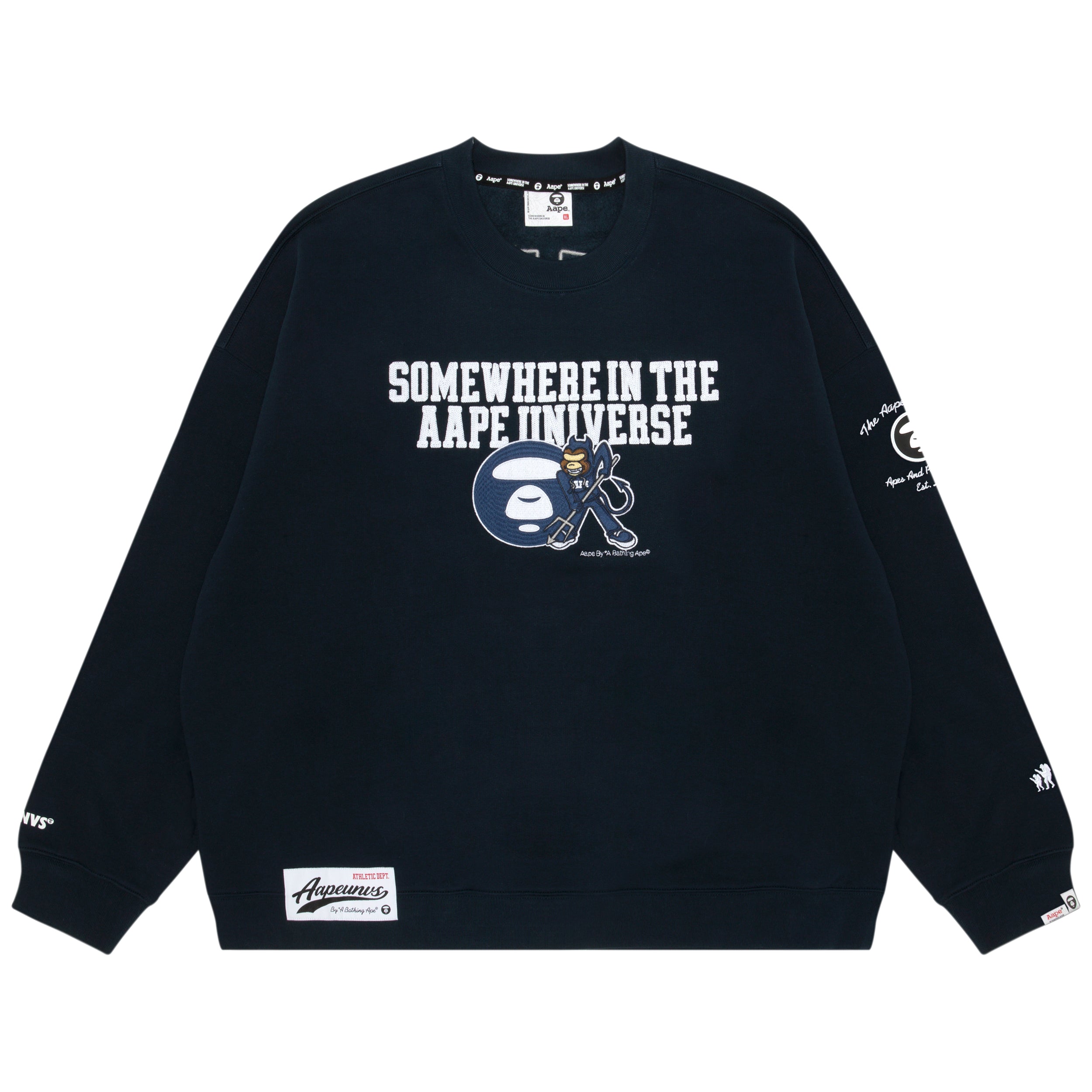 AAPE CREW NECK SWEATER