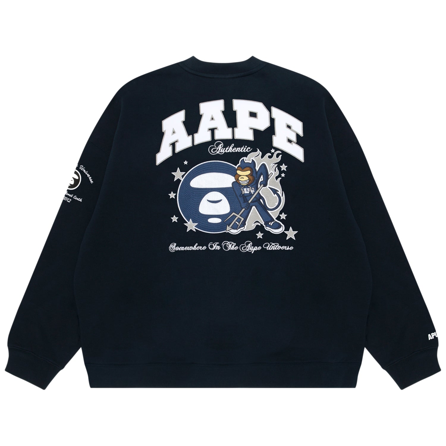 AAPE CREW NECK SWEATER