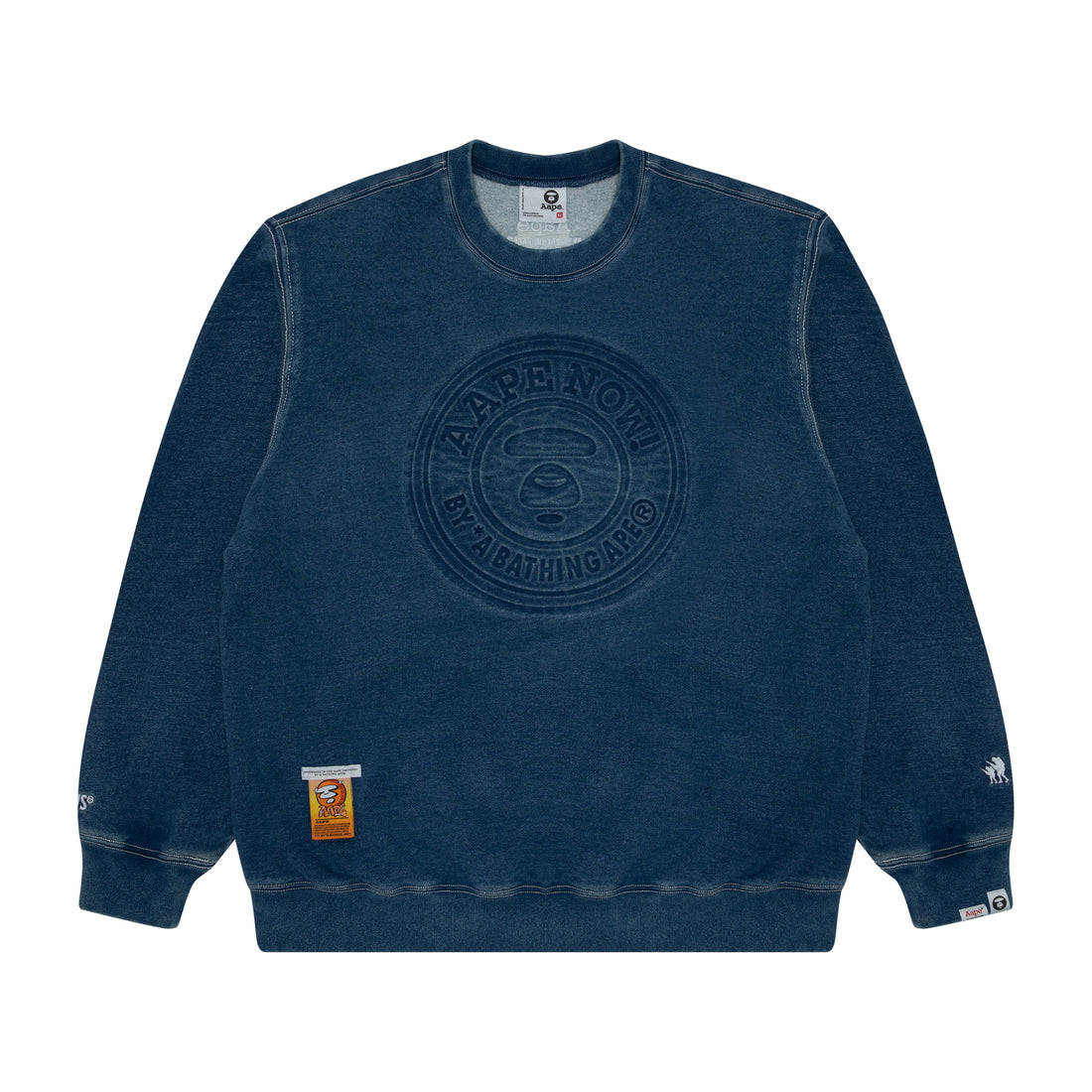 MOONFACE WASHED FLEECE SWEATSHIRT