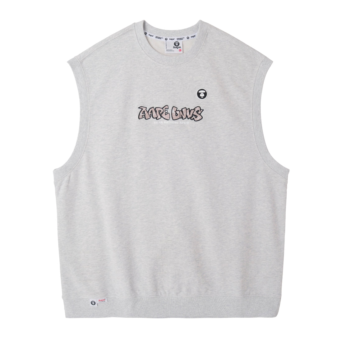 MOONFACE EMBROIDERED SWEAT TANK TOP