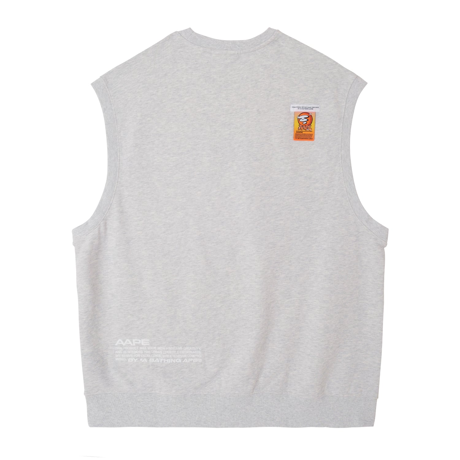 MOONFACE EMBROIDERED SWEAT TANK TOP