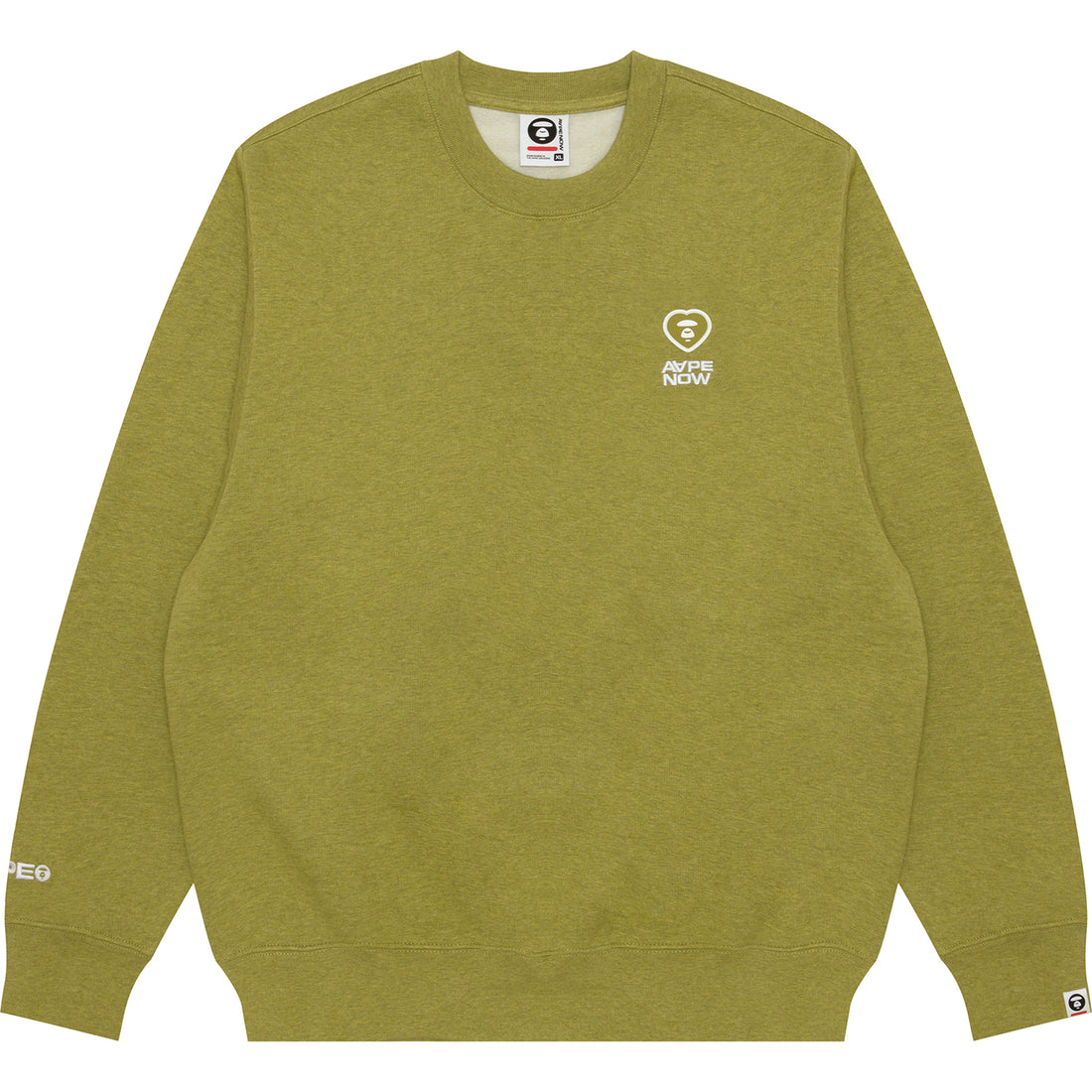 AAPENOW MOONFACE LOGO CREW NECK SWEATSHIRT