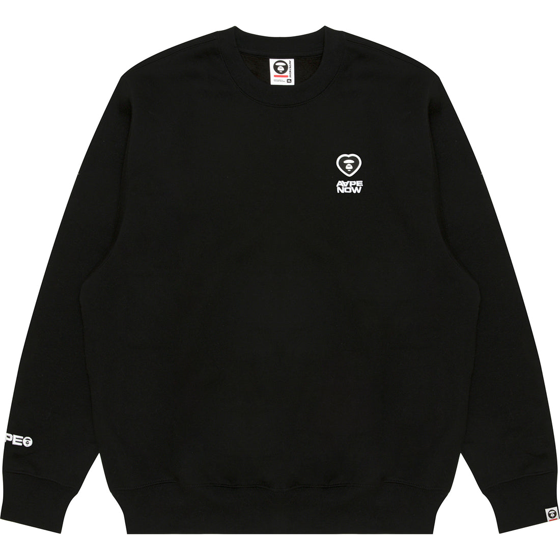 AAPENOW MOONFACE LOGO CREW NECK SWEATSHIRT