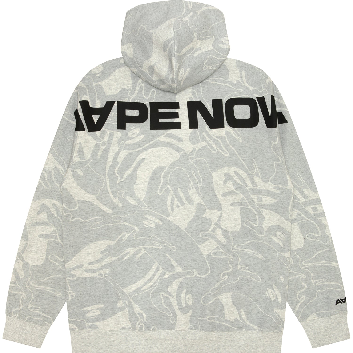 MOONFACE LOGO CAMO ZIP-UP HOODIE