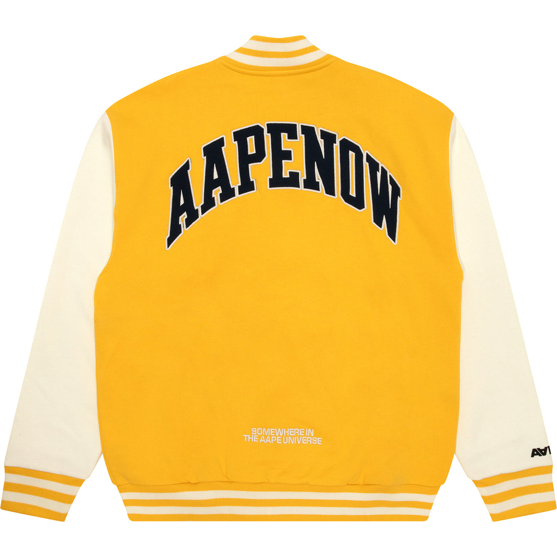 AAPENOW MOONFACE LOGO BASEBALL JACKET