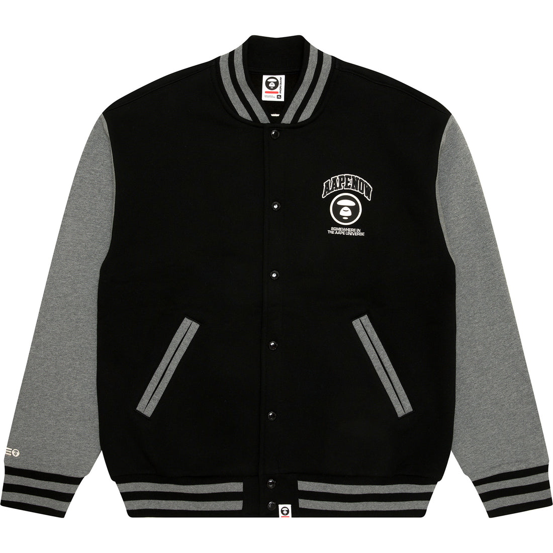 AAPENOW MOONFACE LOGO BASEBALL JACKET