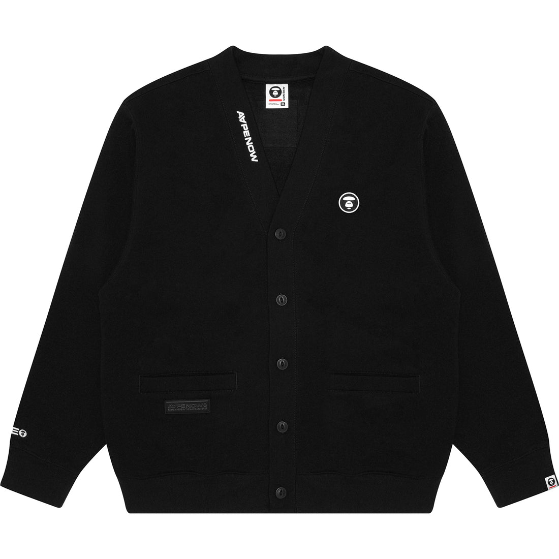 MOONFACE LOGO BUTTON DOWN CARDIGAN