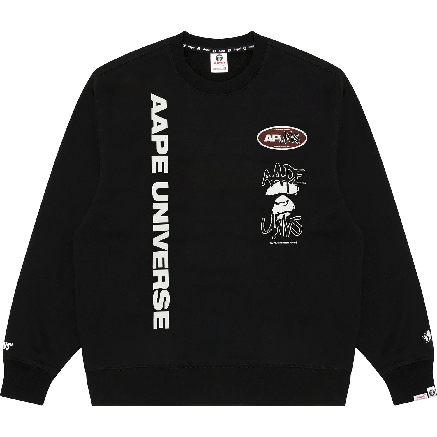 AAPE UNVS CREW NECK SWEATSHIRT