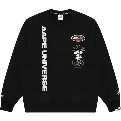 AAPE UNVS CREW NECK SWEATSHIRT