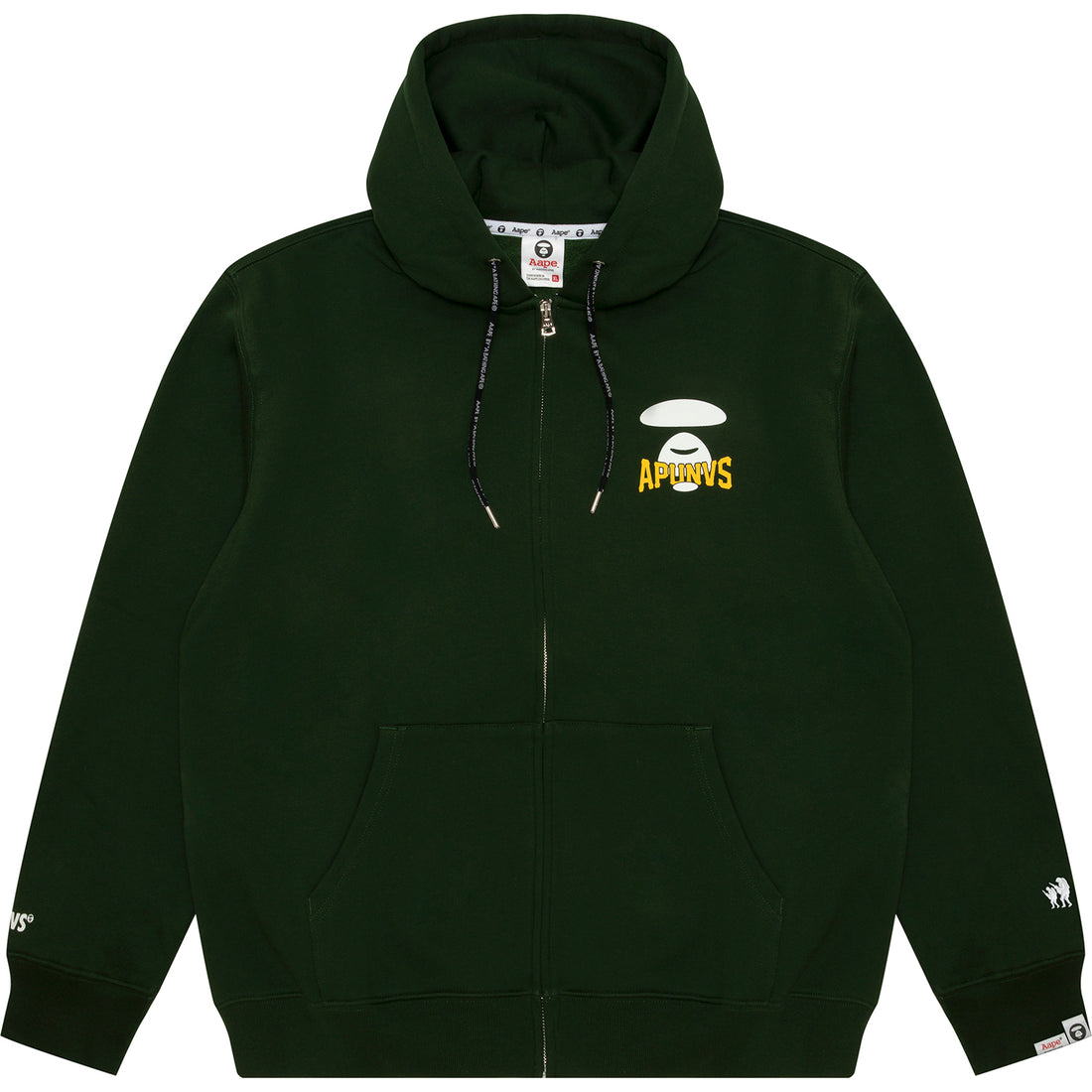 MOONFACE LOGO ZIP-UP HOODIE