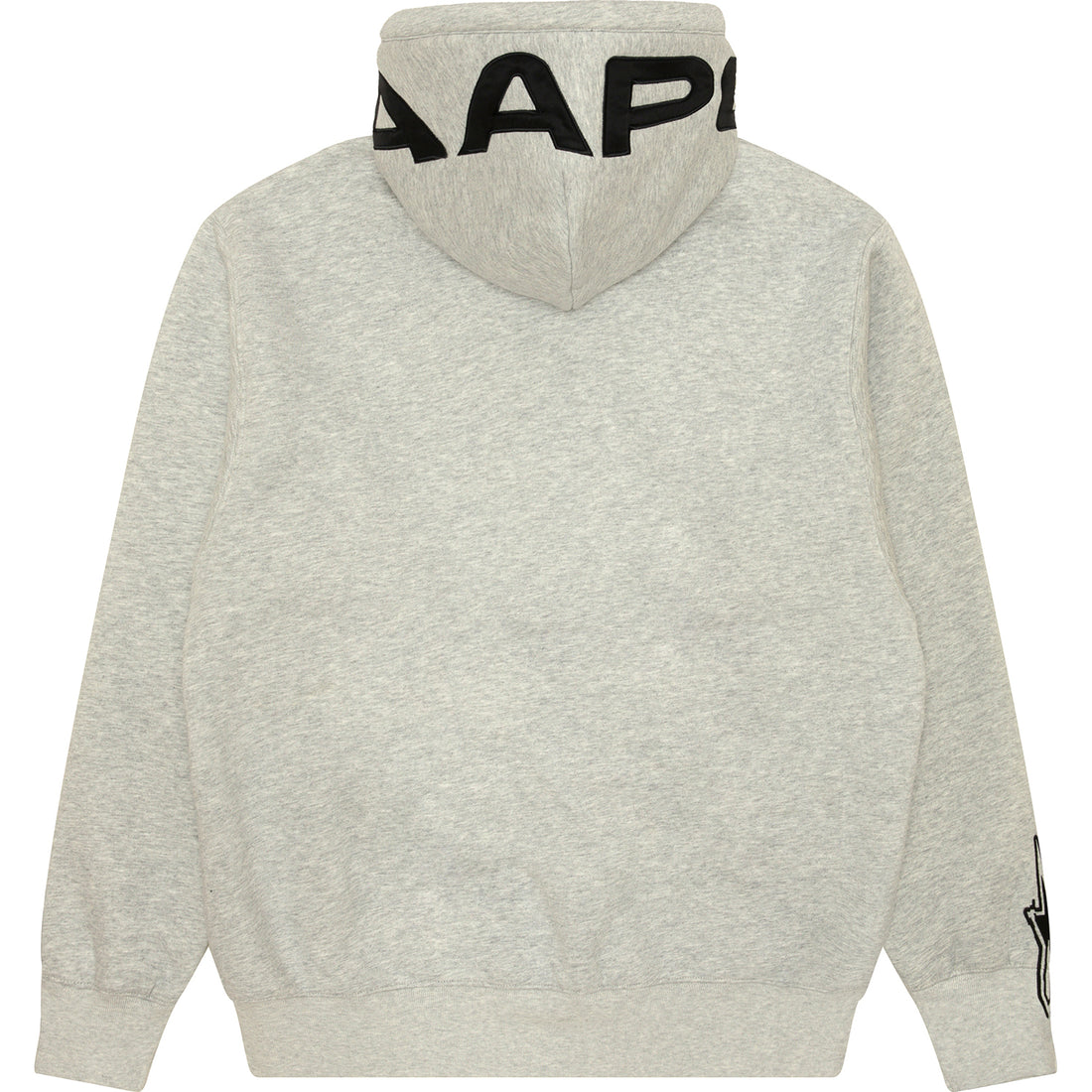 MOONFACE LOGO PATCH ZIP-UP HOODIE