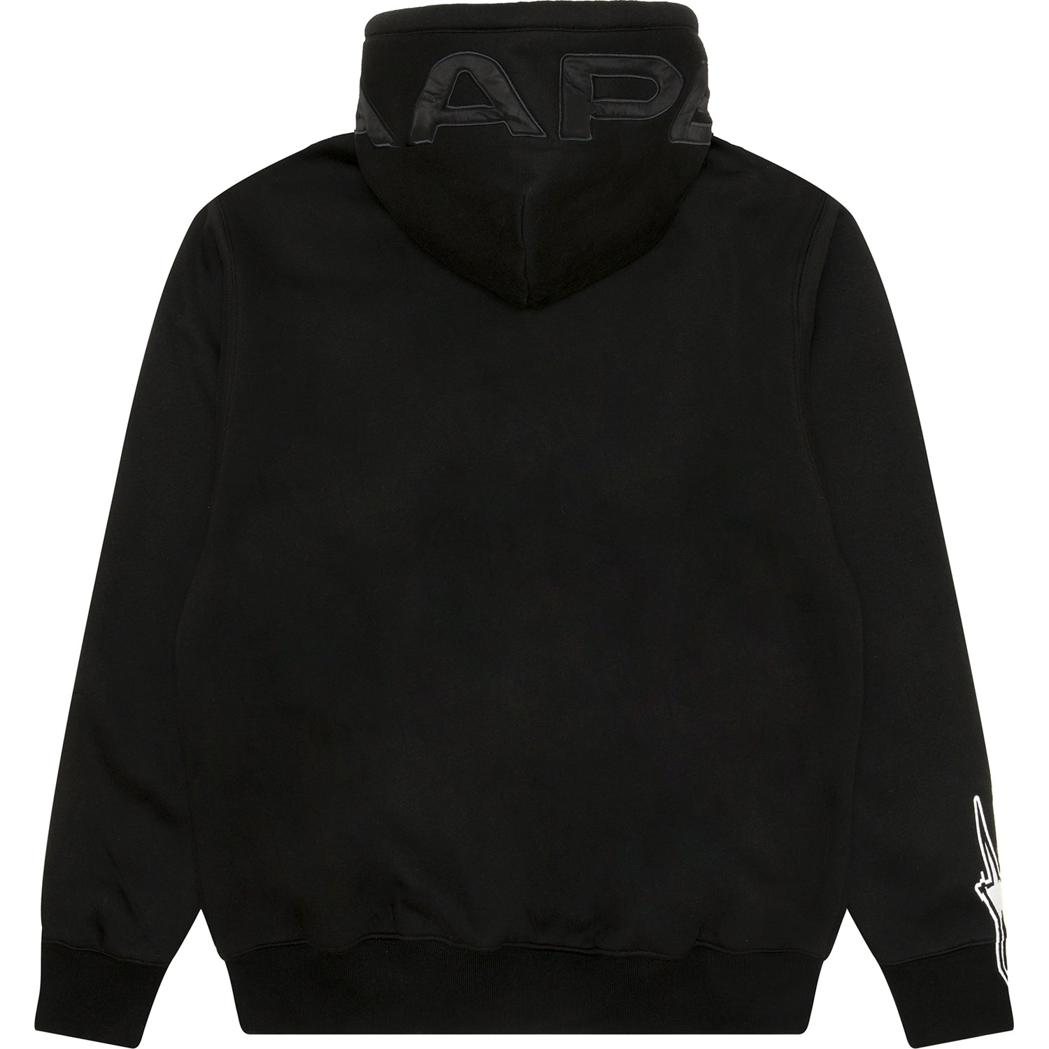 MOONFACE LOGO PATCH ZIP-UP HOODIE