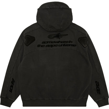 AAPENOW MOONFACE LOGO ZIP-UP HOODIE