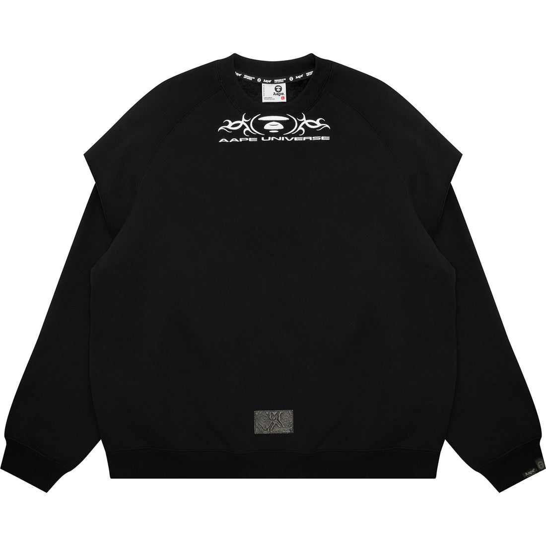 MOONFACE LOGO LAYERED SWEATSHIRT