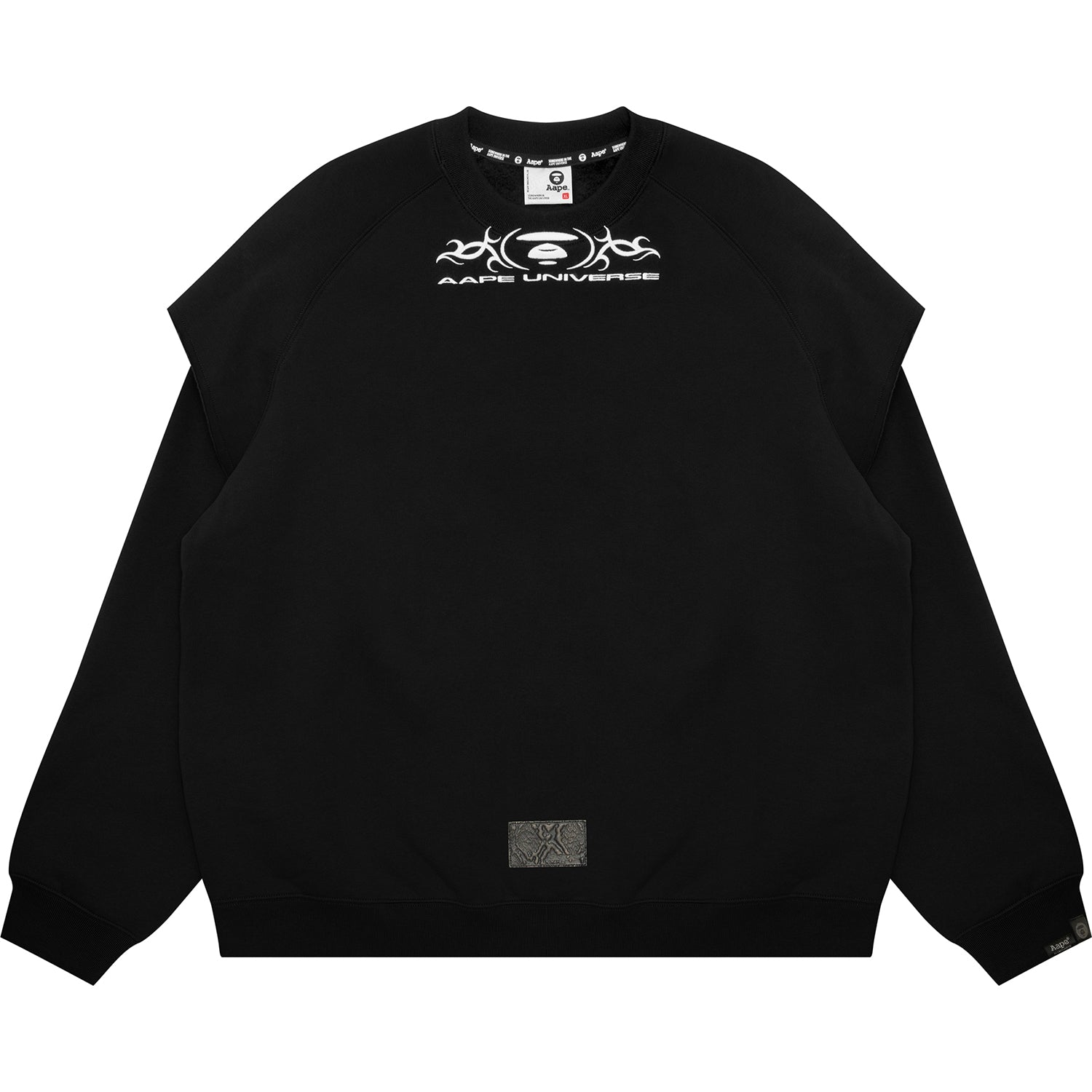 MOONFACE LOGO LAYERED SWEATSHIRT