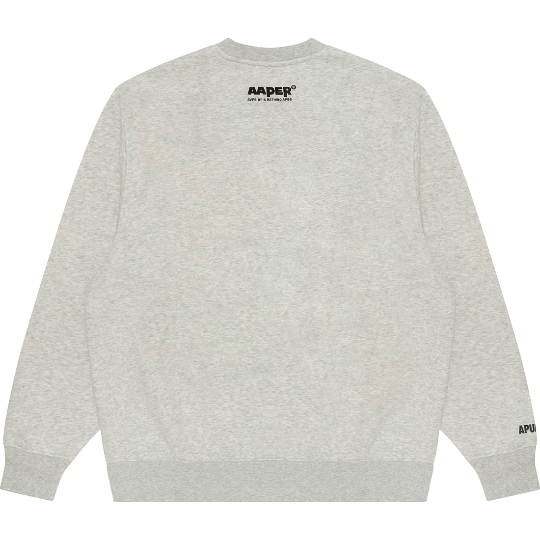 AAPER MOONFACE LOGO CREW NECK SWEATSHIRT