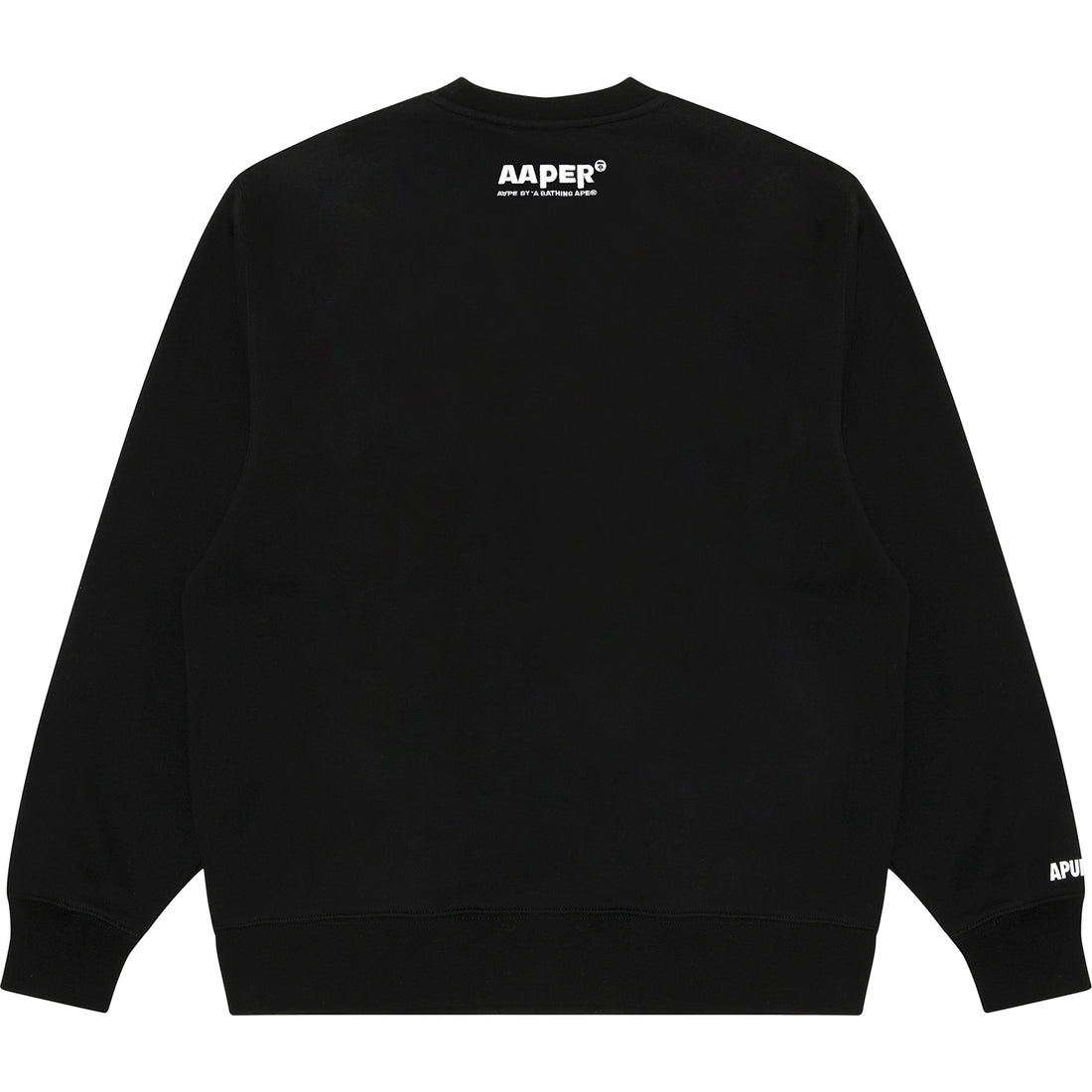 AAPER MOONFACE LOGO CREW NECK SWEATSHIRT