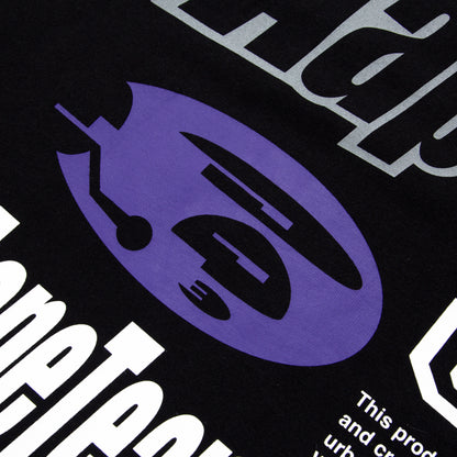 MOONFACE EMBOSSED LOGO TEE