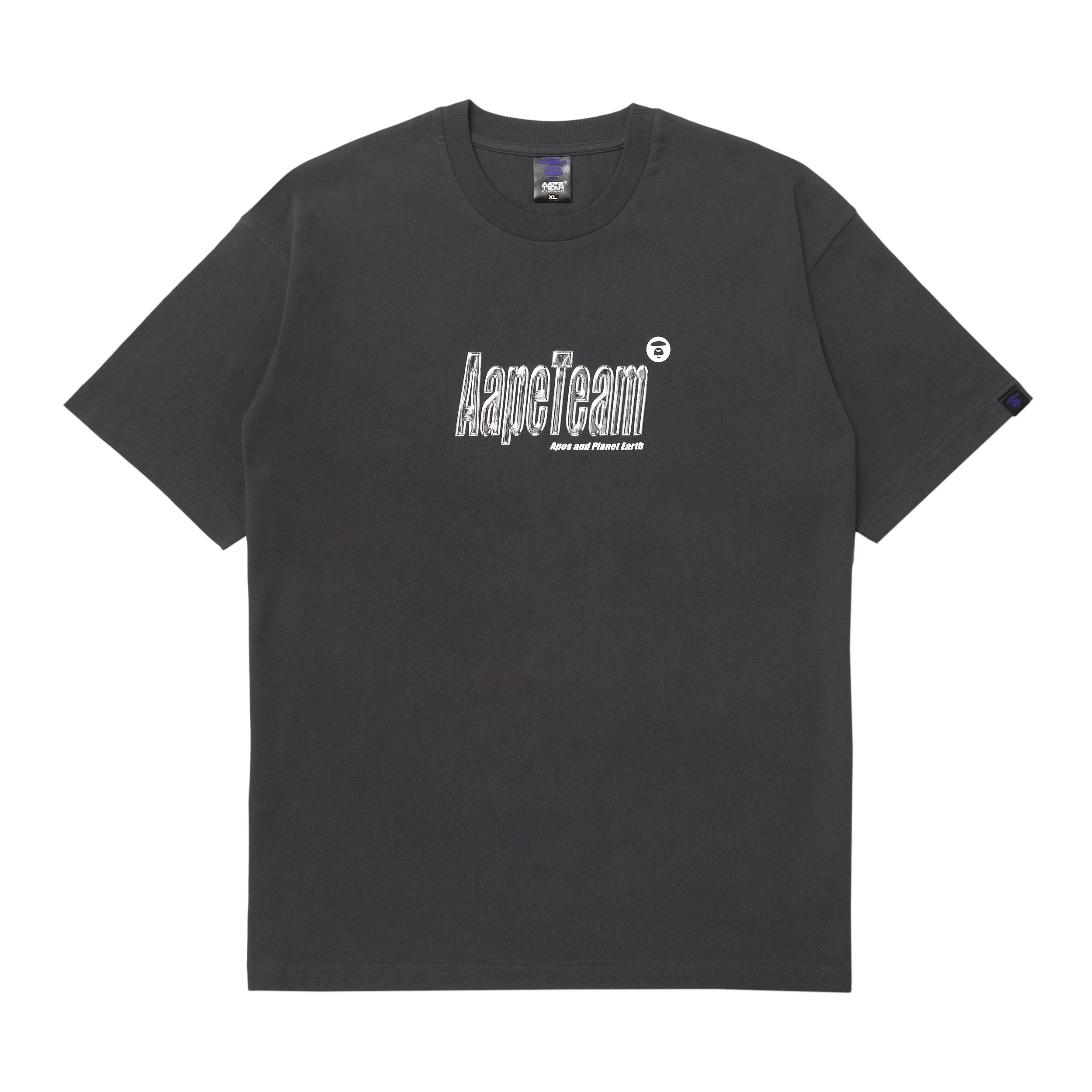 MOONFACE EMBOSSED LOGO TEE