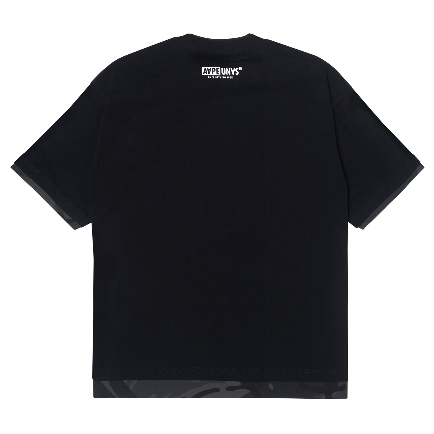 MOONFACE PANELLED PRINTED TEE