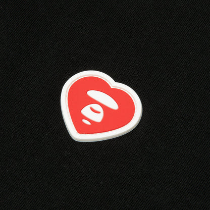 AAPTEM1417XXO/MOONFACE HEART PATCH TEE