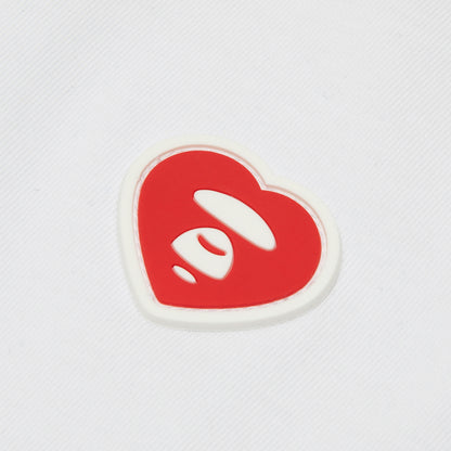AAPTEM1417XXO/MOONFACE HEART PATCH TEE
