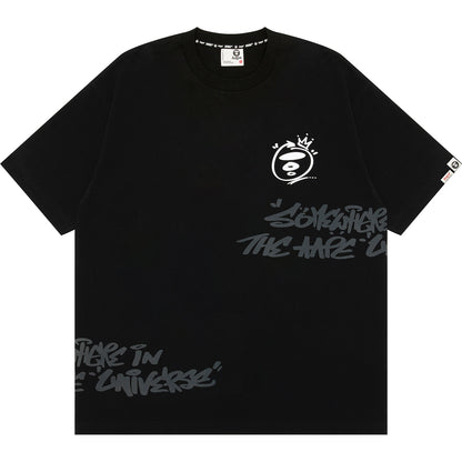 MOONFACE TEXT PRINT TEE